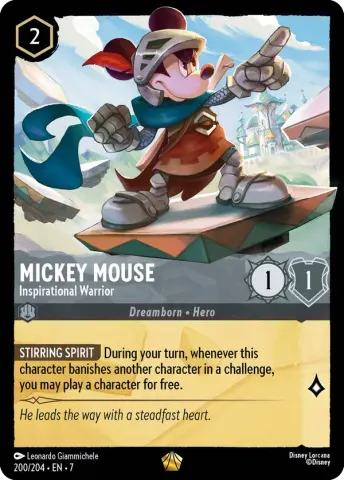 Mickey Mouse - Inspirational Warrior · 200