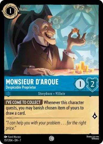 Monsieur D'Arque - Despicable Proprietor · 157
