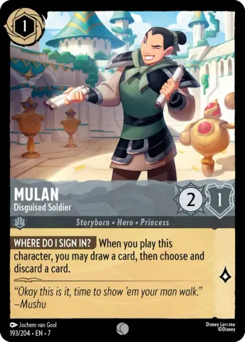 Mulan - Disguised Soldier · 193