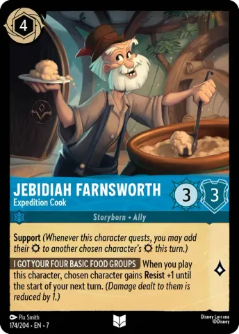 Jebidiah Farnsworth - Expedition Cook · 174