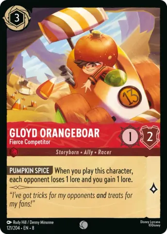 Gloyd Orangeboar - Fierce Competitor · 121