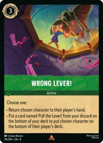 Wrong Lever! · 116