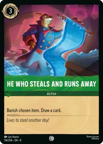 He Who Steals and Runs Away · 114
