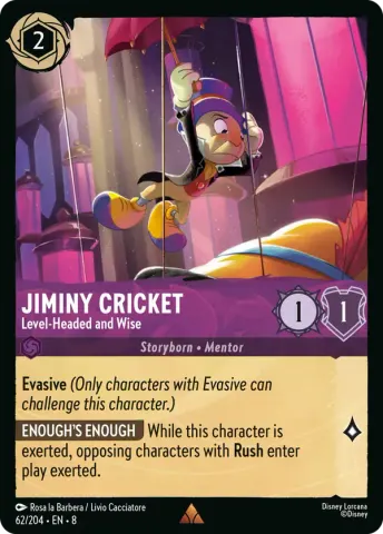 Jiminy Cricket - Level-Headed and Wise · 62