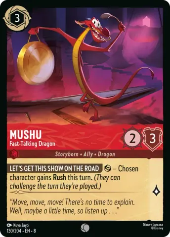 Mushu - Fast-Talking Dragon · 130