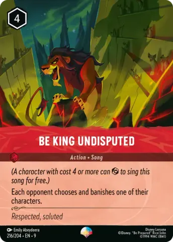 Be King Undisputed · 216