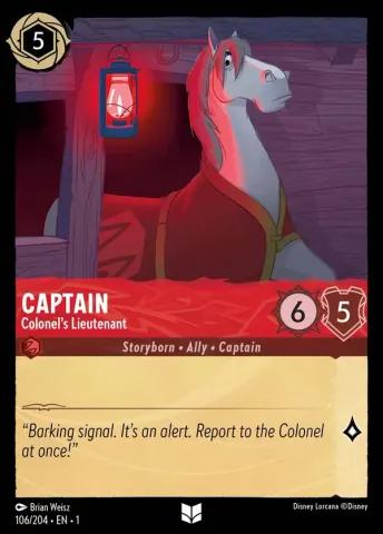 Captain - Colonel's Lieutenant · 106