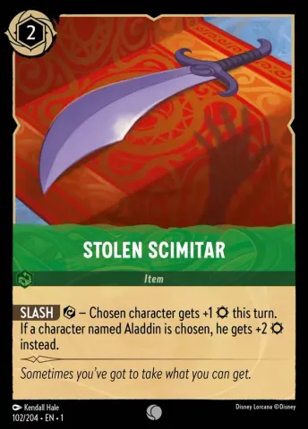 Stolen Scimitar · 102