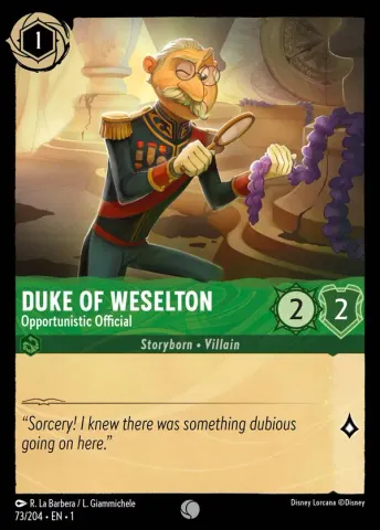 Duke of Weselton - Opportunistic Official · 73