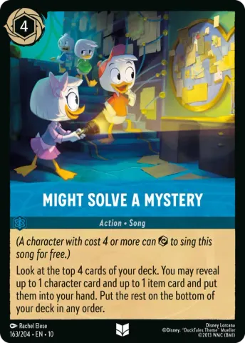 Might Solve a Mystery · 163