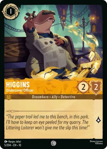 Higgins - Undercover Officer · 5