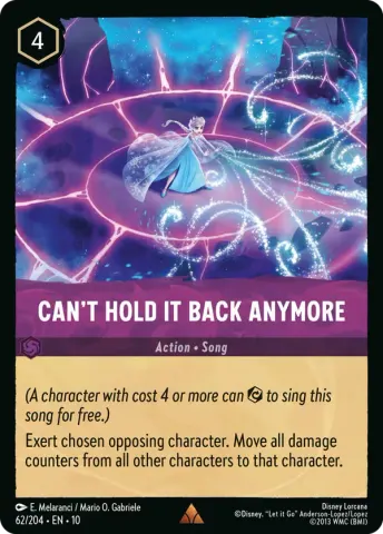 Can't Hold It Back Anymore · 62