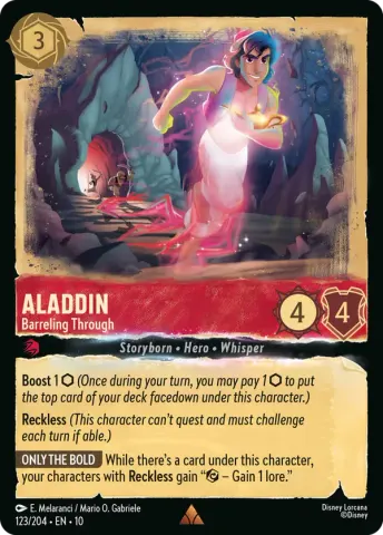 Aladdin - Barreling Through · 123