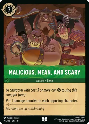 Malicious, Mean, and Scary · 97