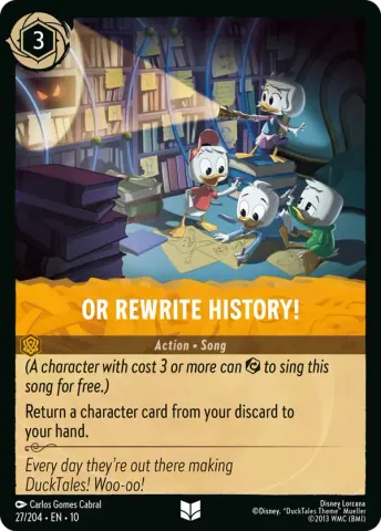 Or Rewrite History! · 27