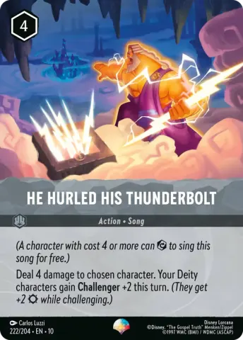 He Hurled His Thunderbolt · 222