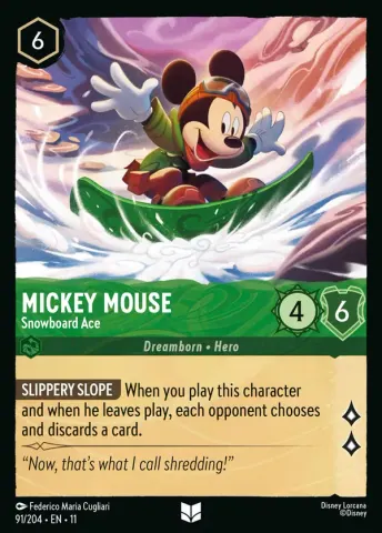 Mickey Mouse - Snowboard Ace · 91