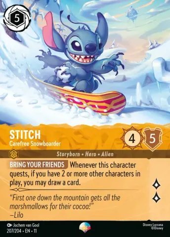 Stitch - Carefree Snowboarder · 207