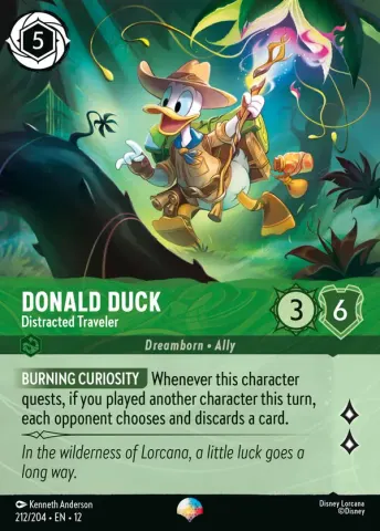 Donald Duck - Distracted Traveler · 212