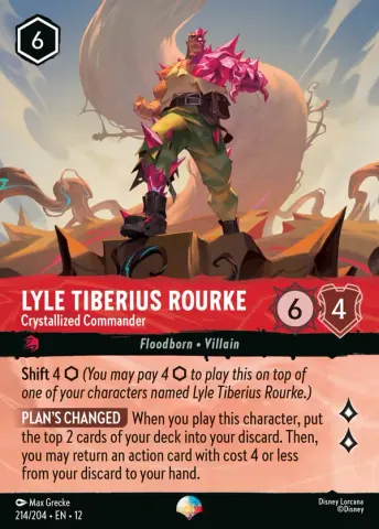 Lyle Tiberius Rourke - Crystallized Commander · 214