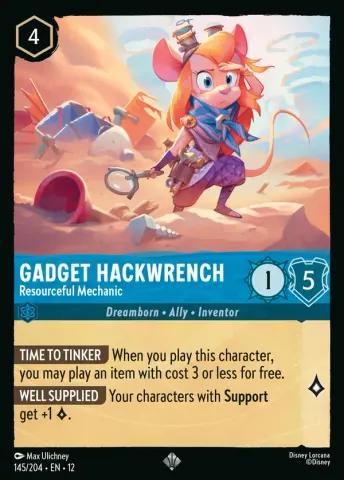 Gadget Hackwrench - Resourceful Mechanic · 145