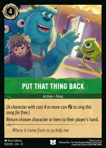 Put That Thing Back · 103