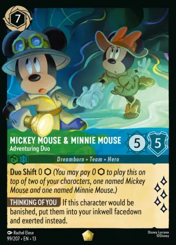 Mickey Mouse & Minnie Mouse - Adventuring Duo · 99