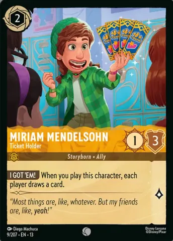 Miriam Mendelsohn - Ticket Holder · 9