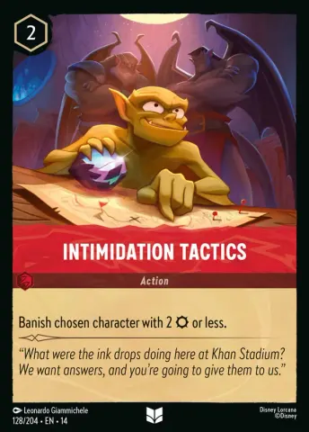 Intimidation Tactics · 128