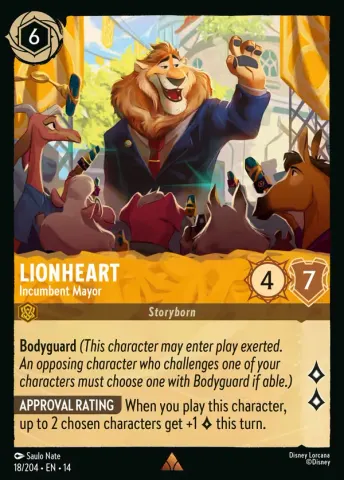 Lionheart - Incumbent Mayor · 18