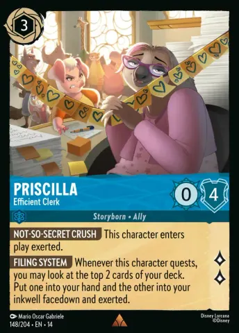Priscilla - Efficient Clerk · 148