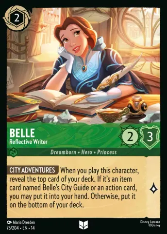 Belle - Reflective Writer · 75