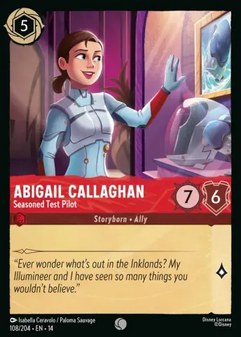 Abigail Callaghan - Seasoned Test Pilot · 108