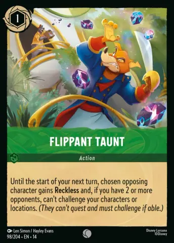 Flippant Taunt · 98