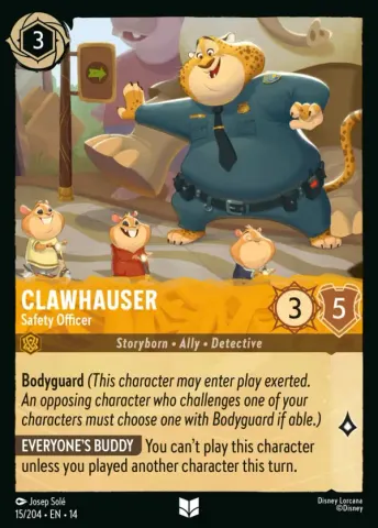 Clawhauser - Safety Officer · 15
