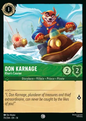 Don Karnage - Khan's Courier · 70