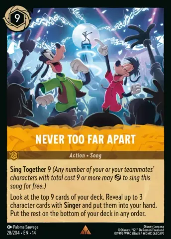 Never Too Far Apart · 28