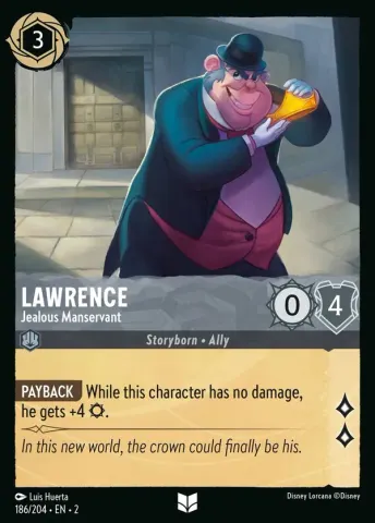 Lawrence - Jealous Manservant · 186