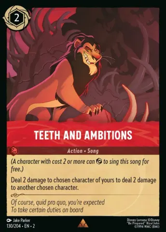 Teeth and Ambitions · 130