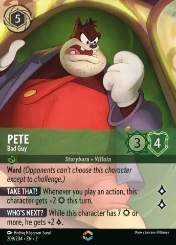 Pete - Bad Guy · 209