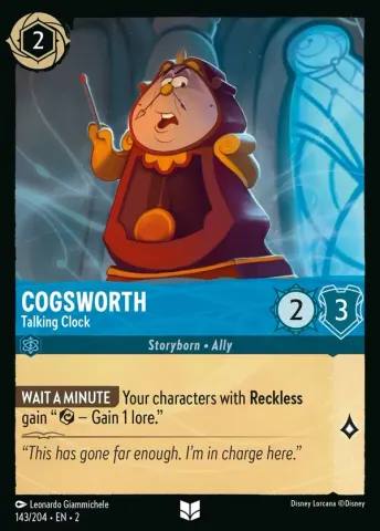Cogsworth - Talking Clock · 143