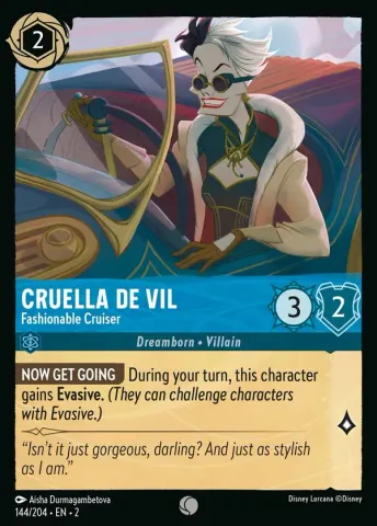 Cruella De Vil - Fashionable Cruiser · 144