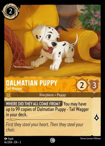 Dalmatian Puppy - Tail Wagger · 4c