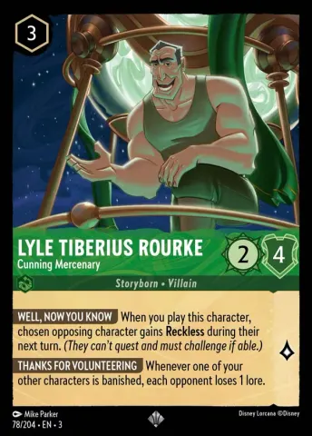 Lyle Tiberius Rourke - Cunning Mercenary · 78