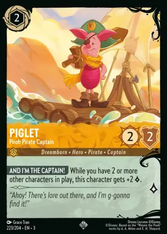 Piglet - Pooh Pirate Captain · 223