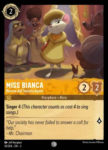 Miss Bianca - Rescue Aid Society Agent · 10