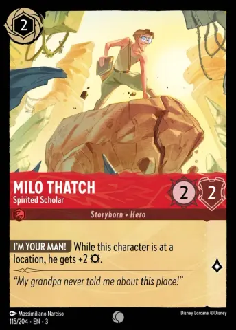 Milo Thatch - Spirited Scholar · 115