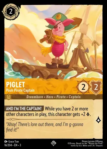 Piglet - Pooh Pirate Captain · 16