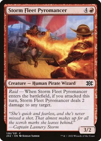 Storm Fleet Pyromancer · 126