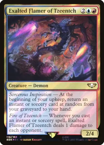 Exalted Flamer of Tzeentch · 119